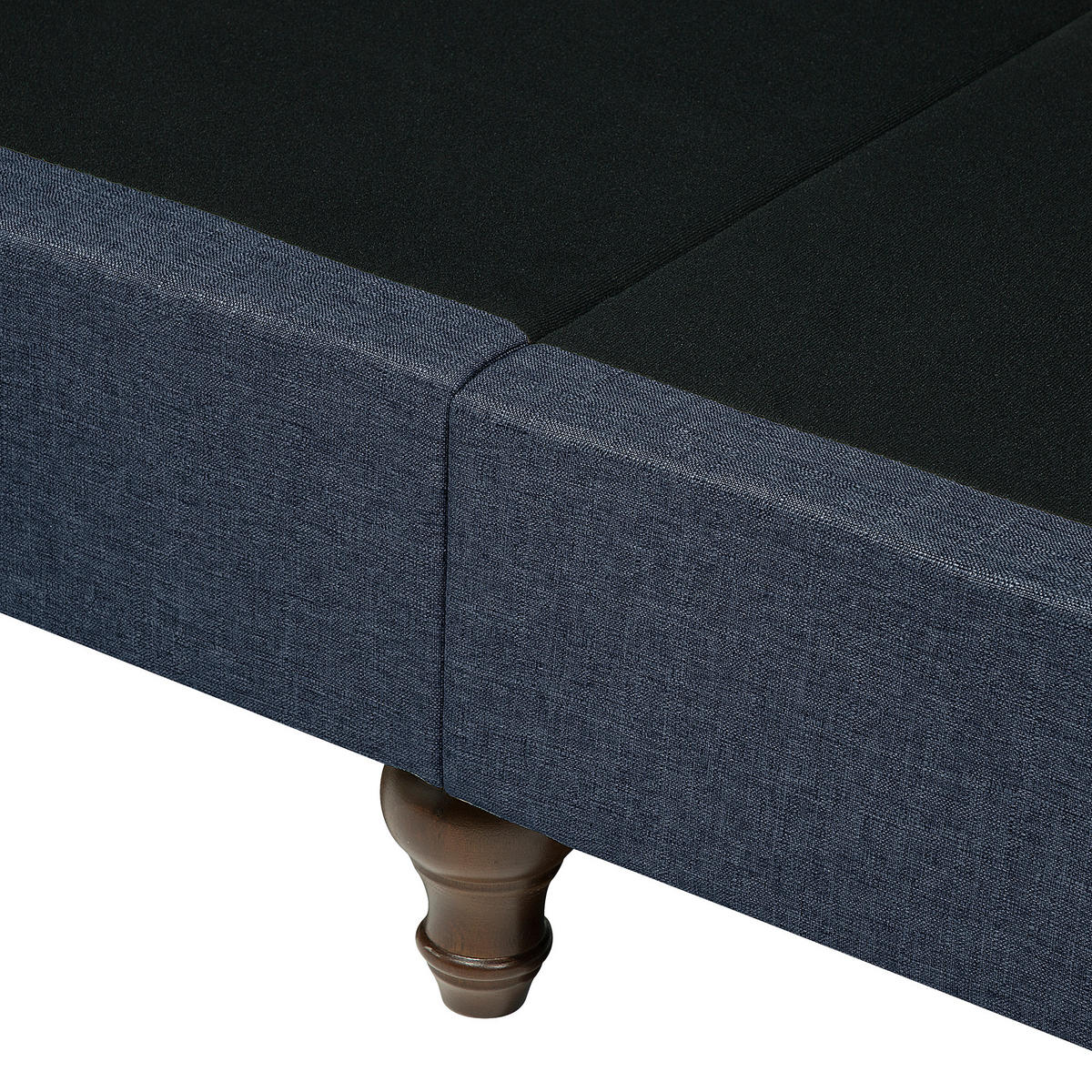 3-SITZER-SOFA Polyester Grau Otra - Dunkelgrau, Textil (195/84/76cm) - Beliani