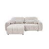 ECKSCHLAFSOFA mit Schlaffunktion und Bettkasten, beidseitig montierbar - Ecru/Beige, Holz/Kunststoff (260/192cm) - ed exciting design