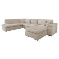 WOHNLANDSCHAFT Niko Bis Premium, Seite: Rechts - Cappuccino, Holz/Textil (348/76/205cm) - MIRJAN24
