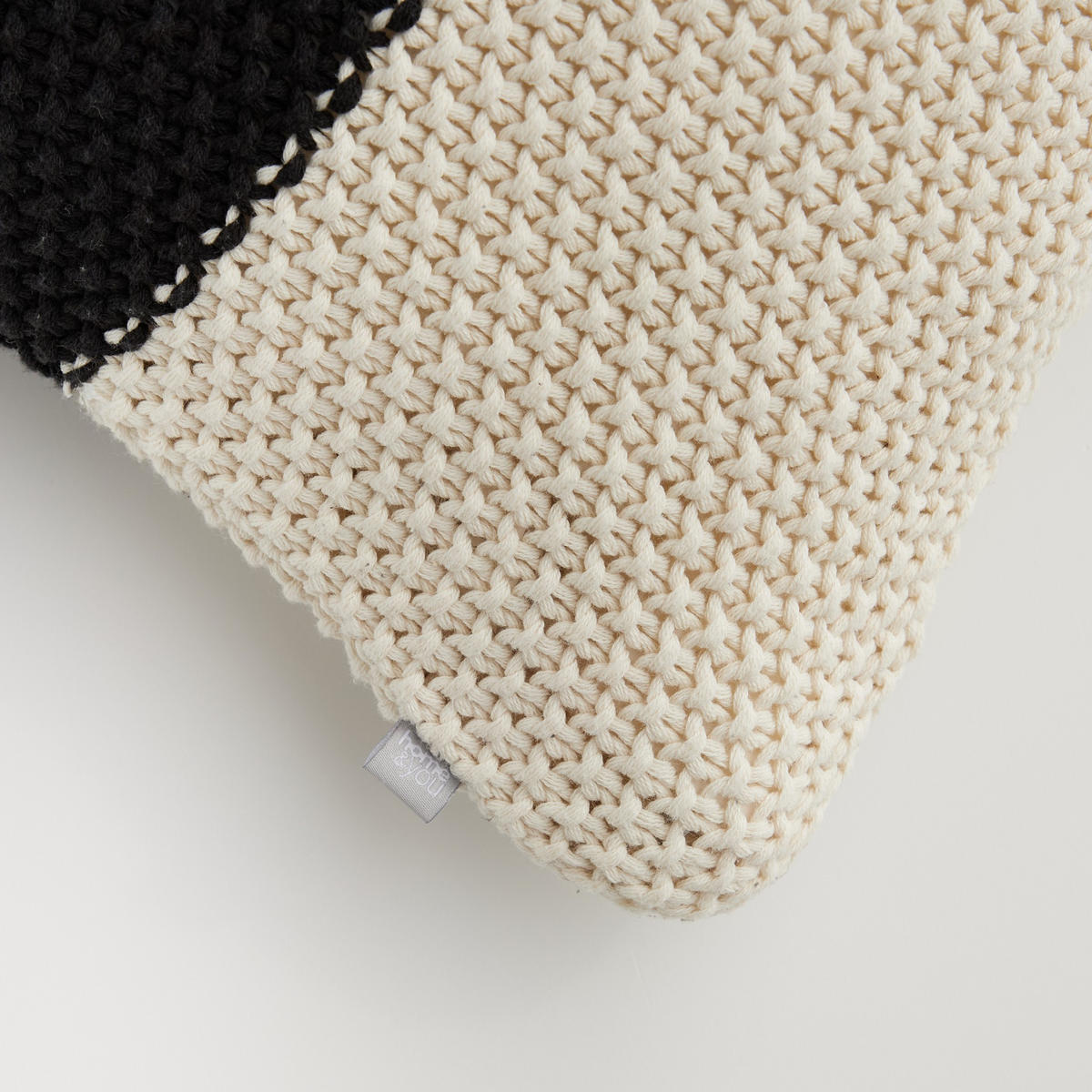 KISSENBEZUG Lenora - Schwarz, Textil (45/45cm) - home&you