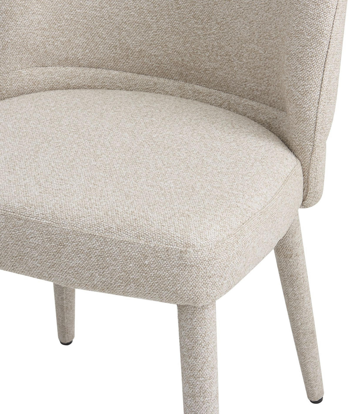 ESSZIMMERSTUHL Coases Beige - Beige, Textil/Metall (50/82/61cm) - Selsey