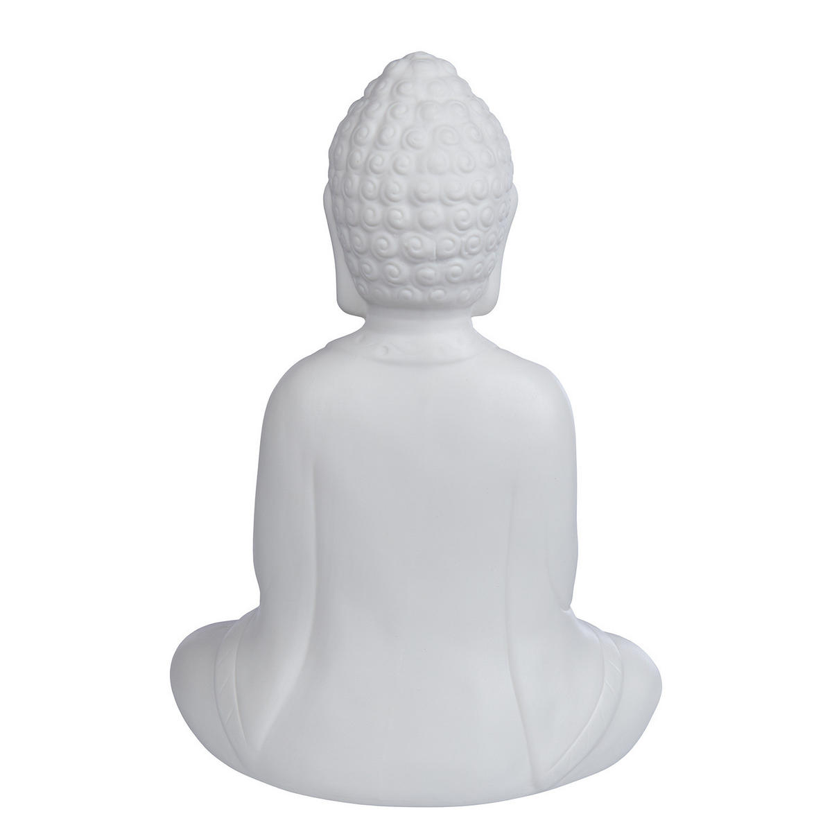 DEKO-STATUE Buddha - Weiß, Keramik (11/23/17cm) - Butlers