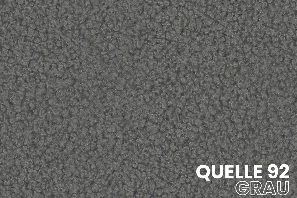 BOXBETT SUSAN LUX 160/200 in Boucle Grau H4 - Grau, Holz/Holzwerkstoff (160/200cm) - Deine Möbel 24