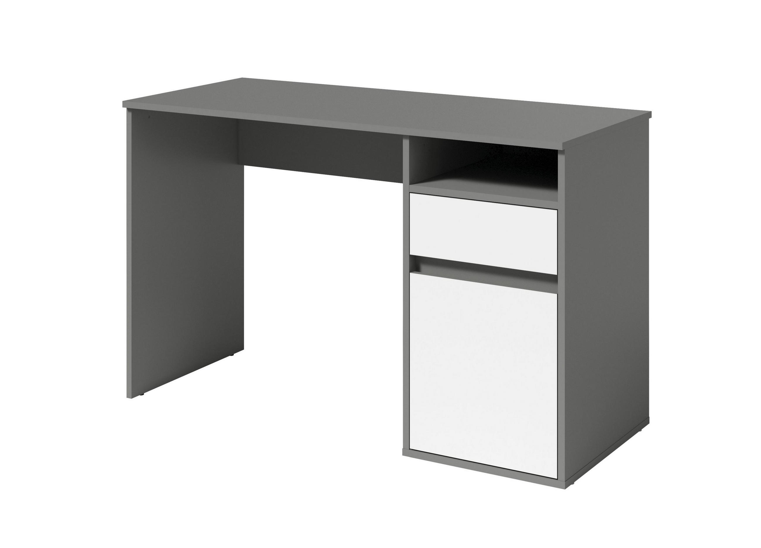 Masseno Schreibtisch Graphit 53x75.5x120 cm