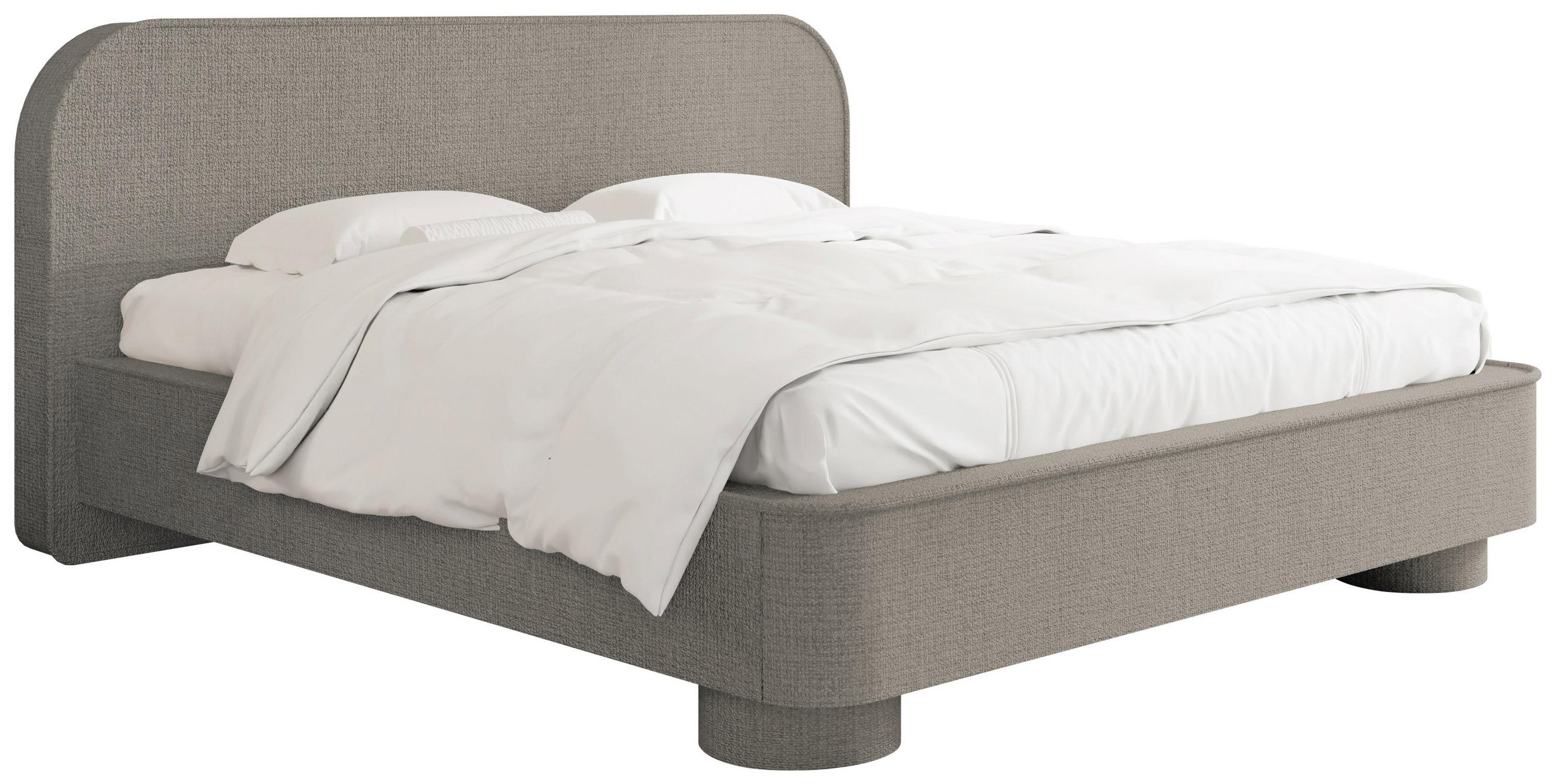 WFL Group Polsterbett Taupe 160x200 cm