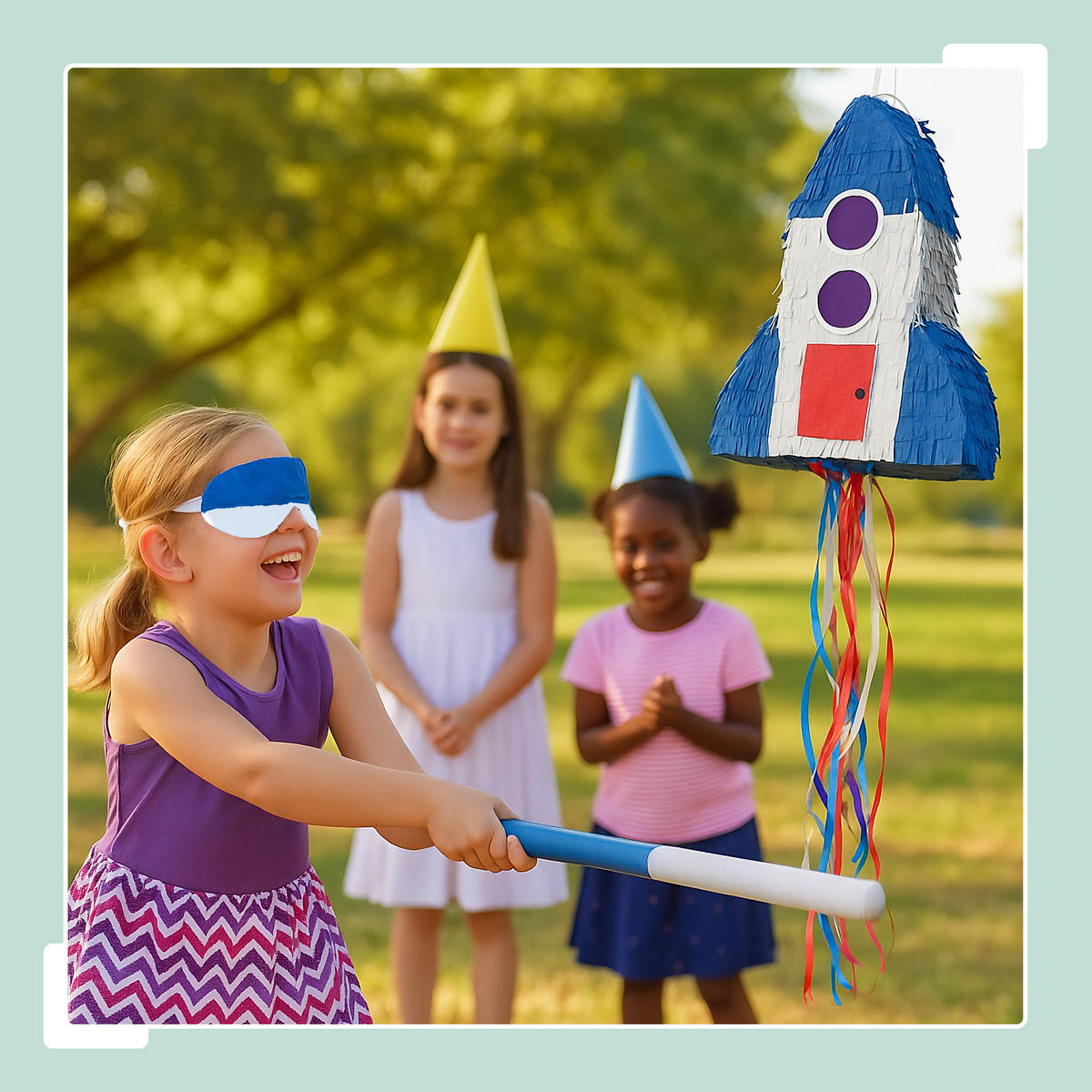 PINATA - Multicolor, Papier/Wellpappe (30/40/9cm) - Relaxdays