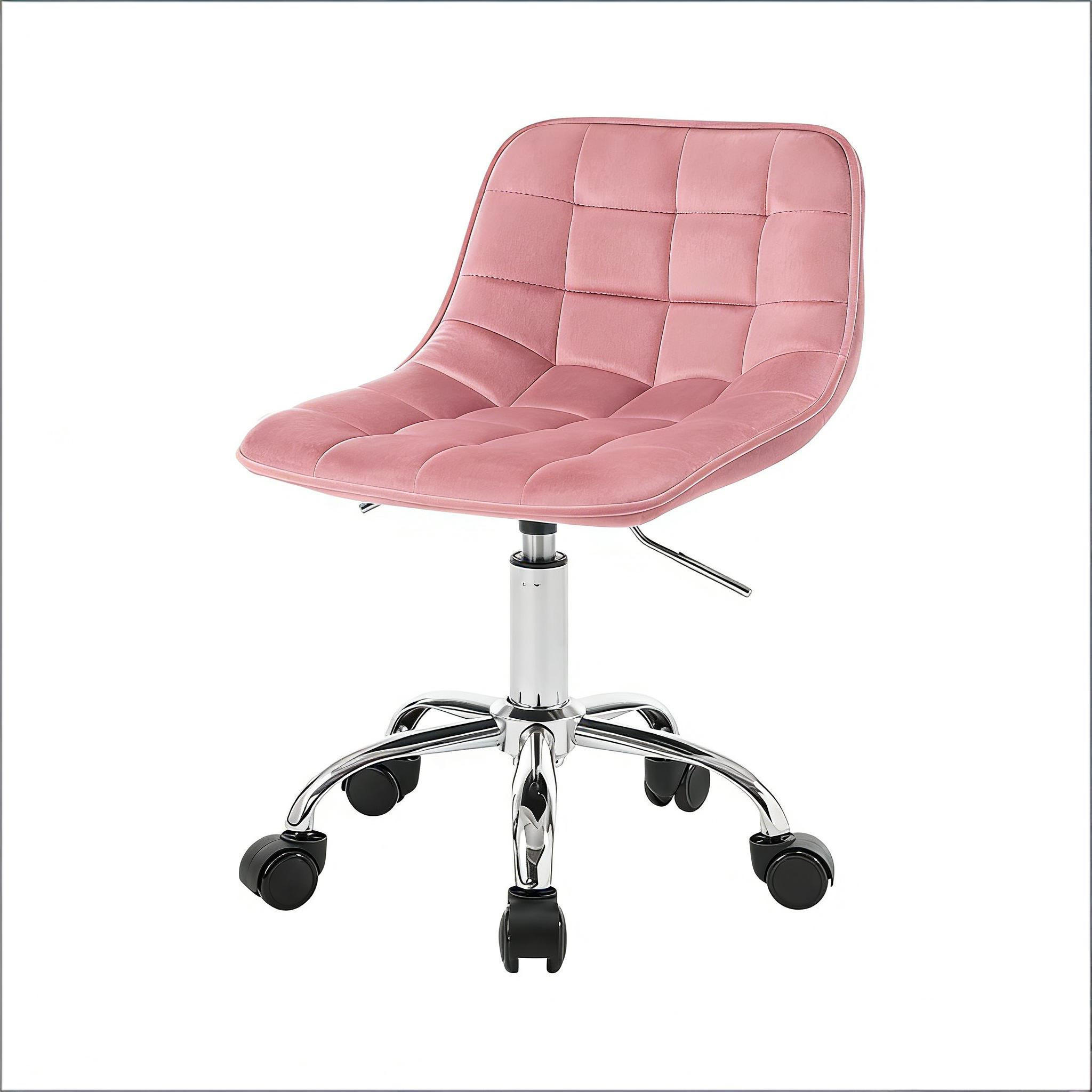 BÜROSTUHL Rosa 43/50/67,5 cm - Pink, Metall (43/67.5/43cm) - PANGIVO
