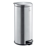 MÜLLEIMER T30 - Silberfarben, Metall (31/64/31cm) - SVITA