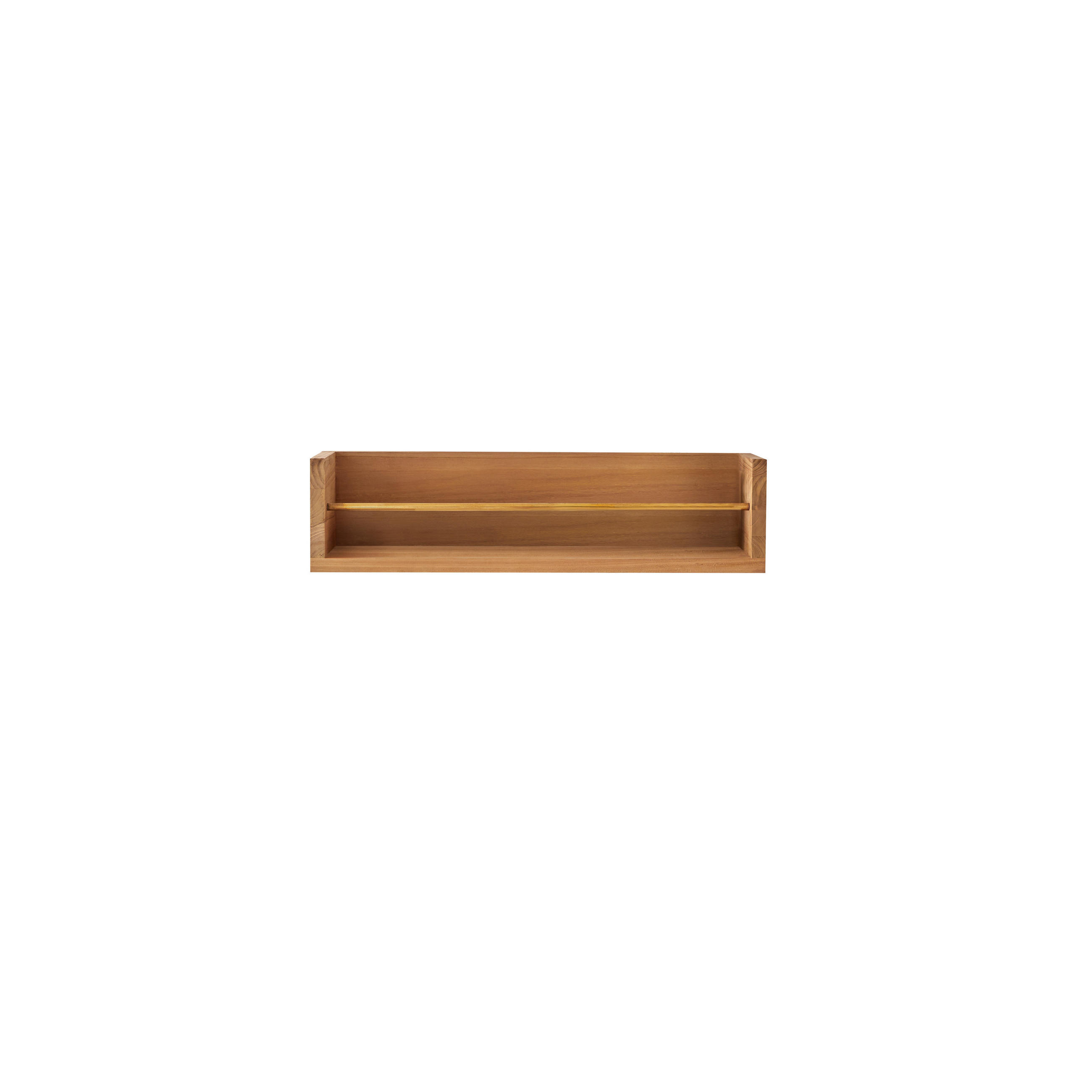 BADREGAL Sasha Natur aus Teak - Naturfarben, Holz (60/15/20cm) - Tikamoon