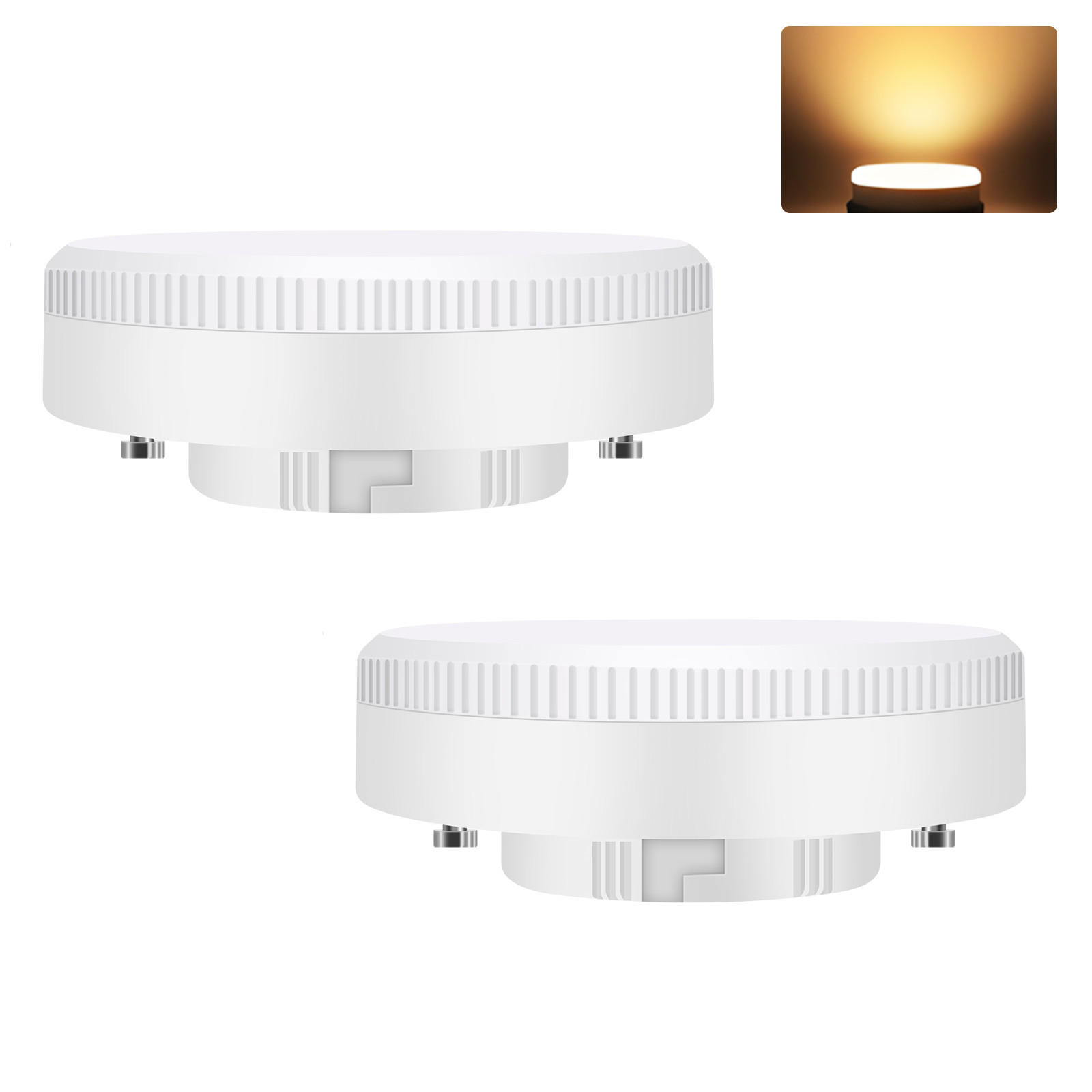 ZMH Led-Leuchtmittel Weiß 2.5 cm