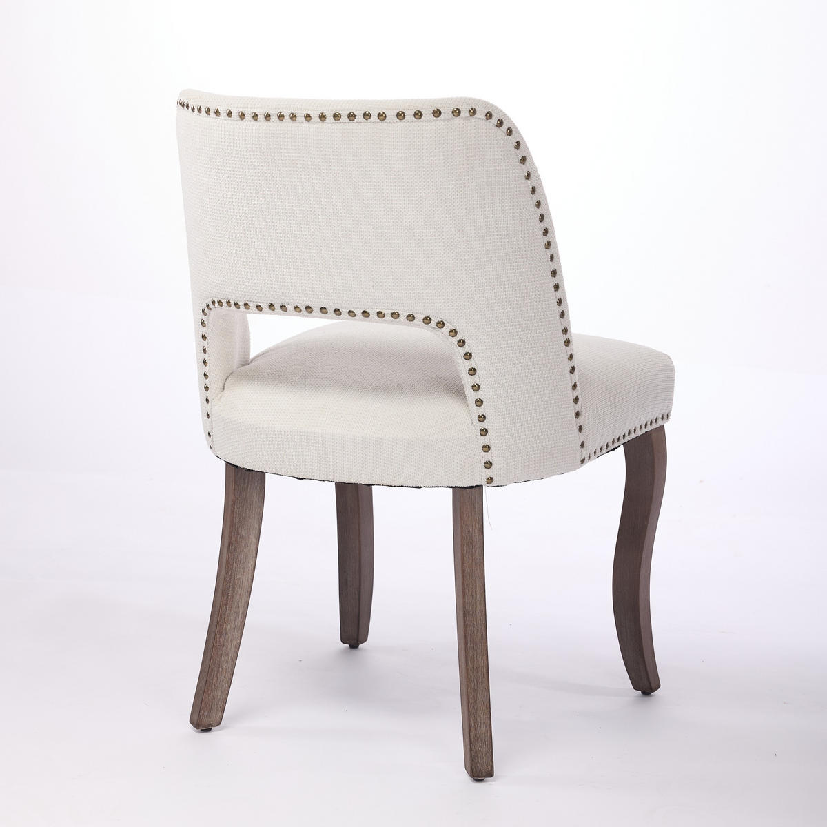 ESSZIMMERSTUHL 2er-Set mit Stoffbezug und Holzbeinen, Beige - Beige, Textil (58/82.5/51cm)