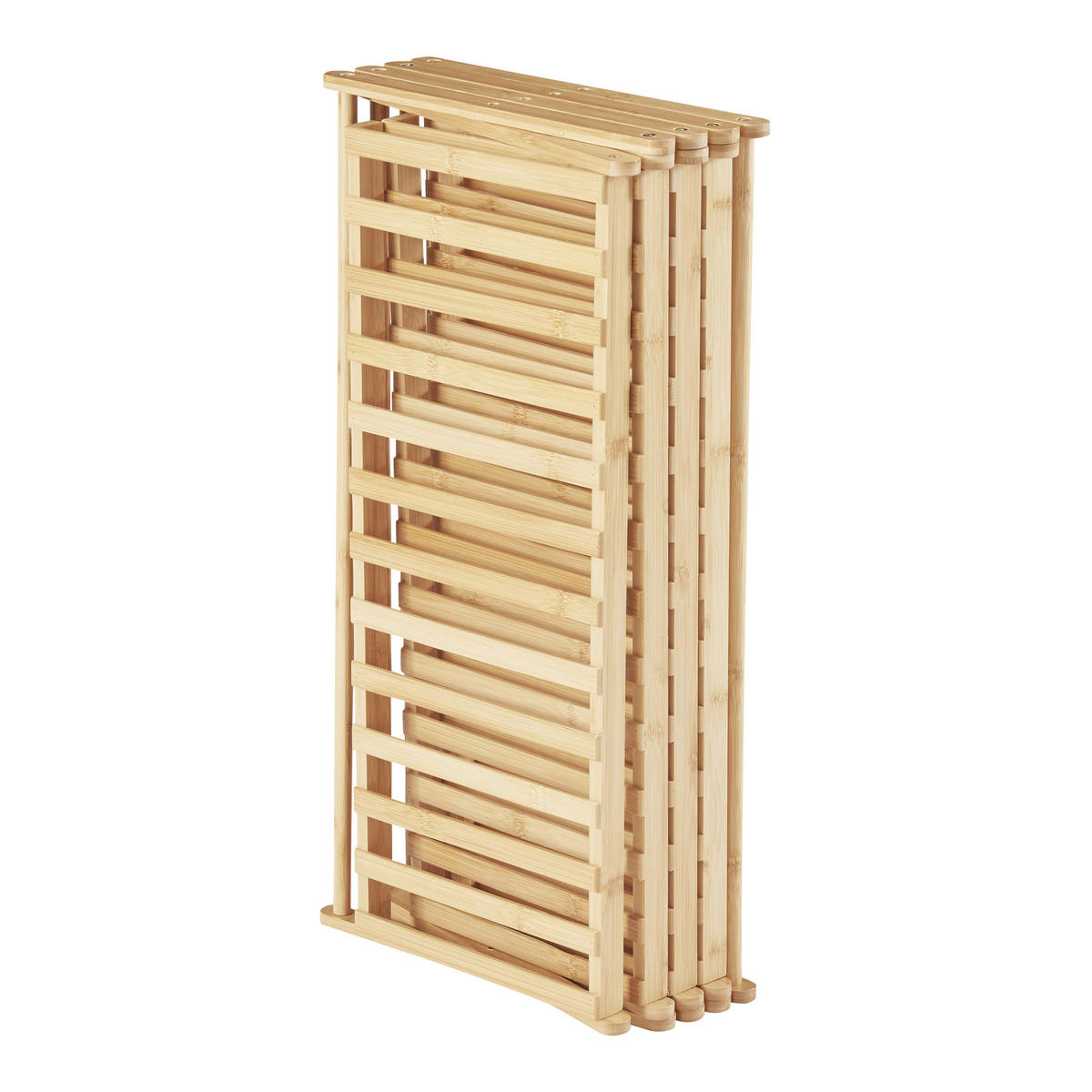 SCHUHREGAL Fitzbek - Naturfarben, Holz (67/89/26cm) - [en.casa]