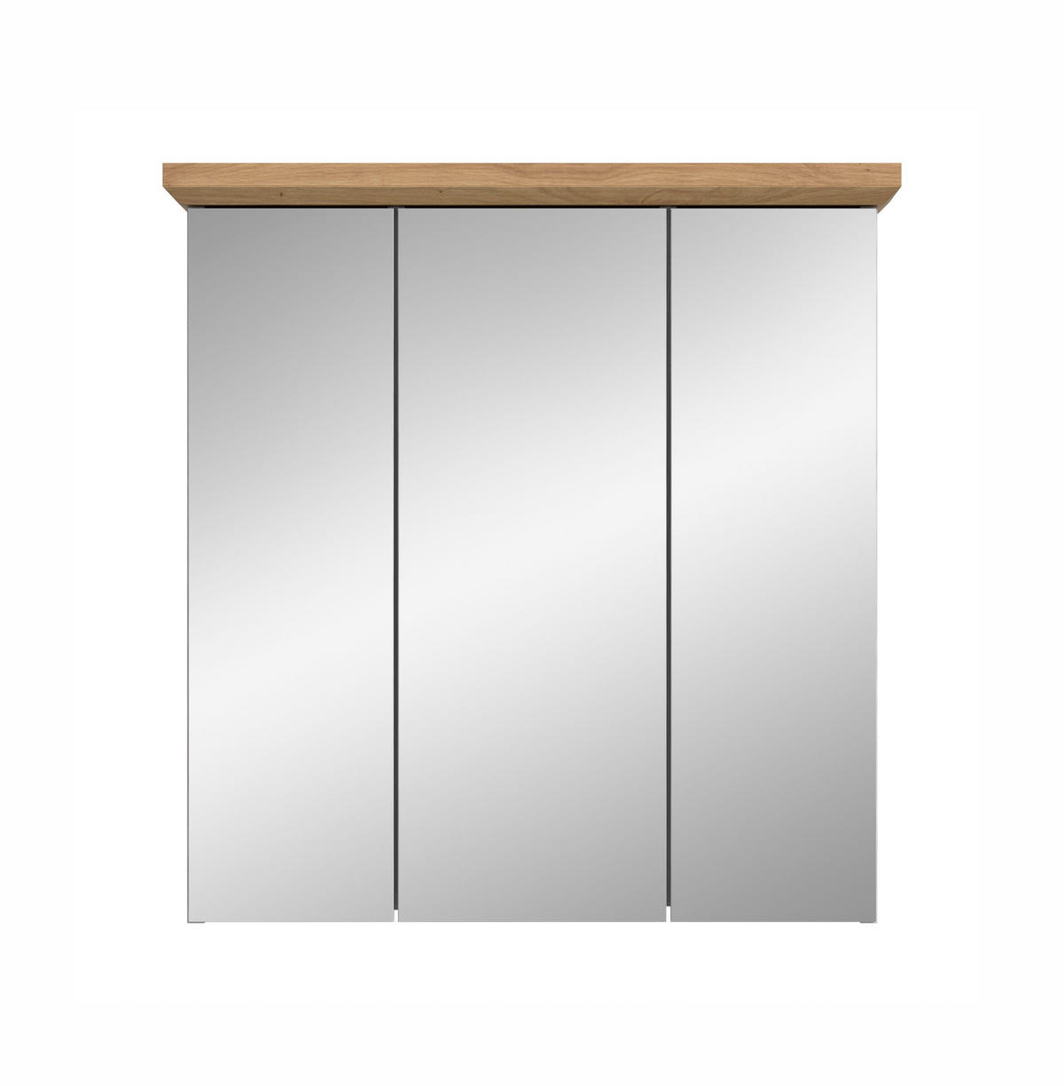 SPIEGELSCHRANK Siena (B/H/T: ca. 69/71/21 cm) in Sibiu Lärche Nachbildung/Sibiu Lärche Nachbildung - Lärchefarben, Holzwerkstoff (69/71/21cm)