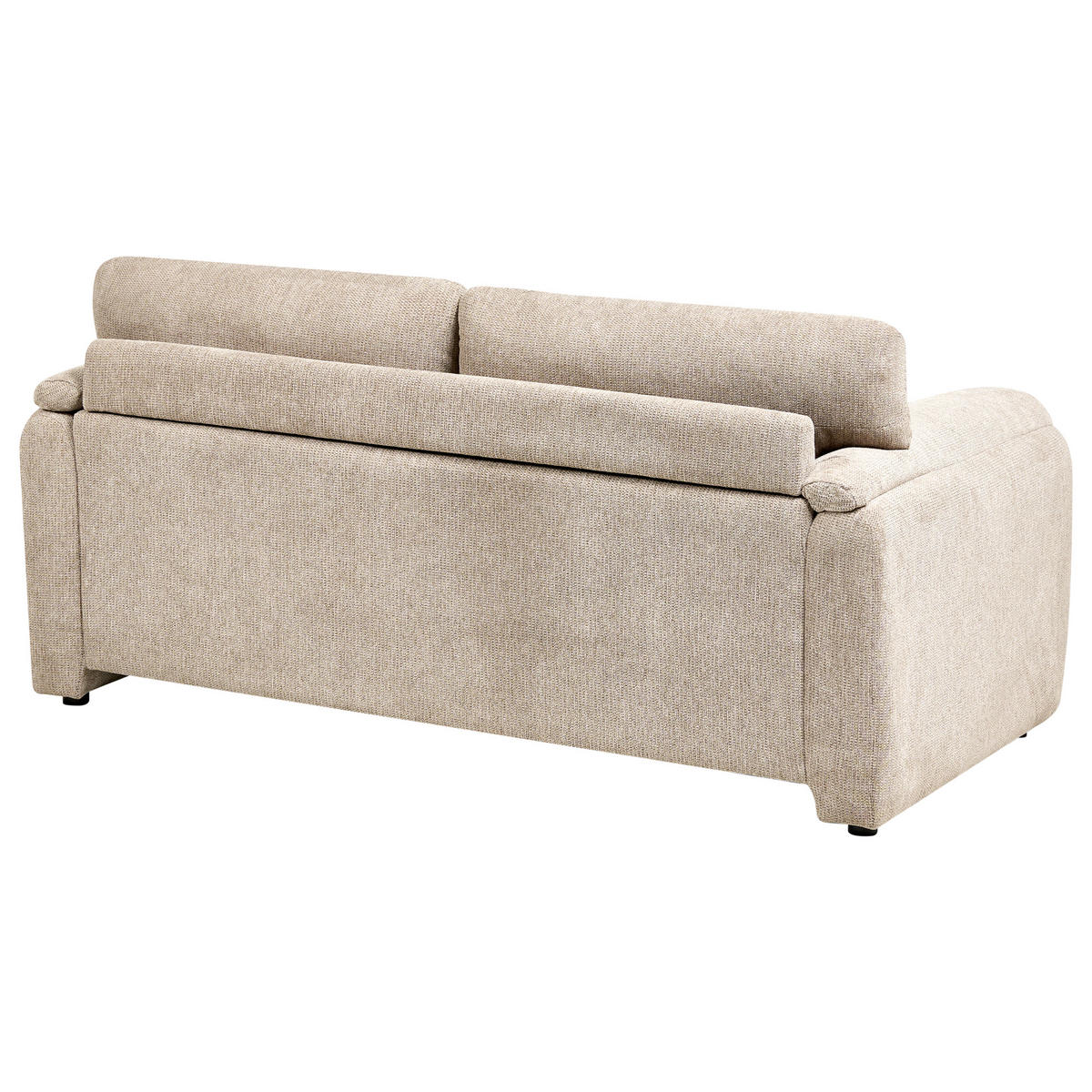 2-SITZER-SOFA Stoff Taupe Geta - Taupe, Textil (175/77/88cm) - Beliani