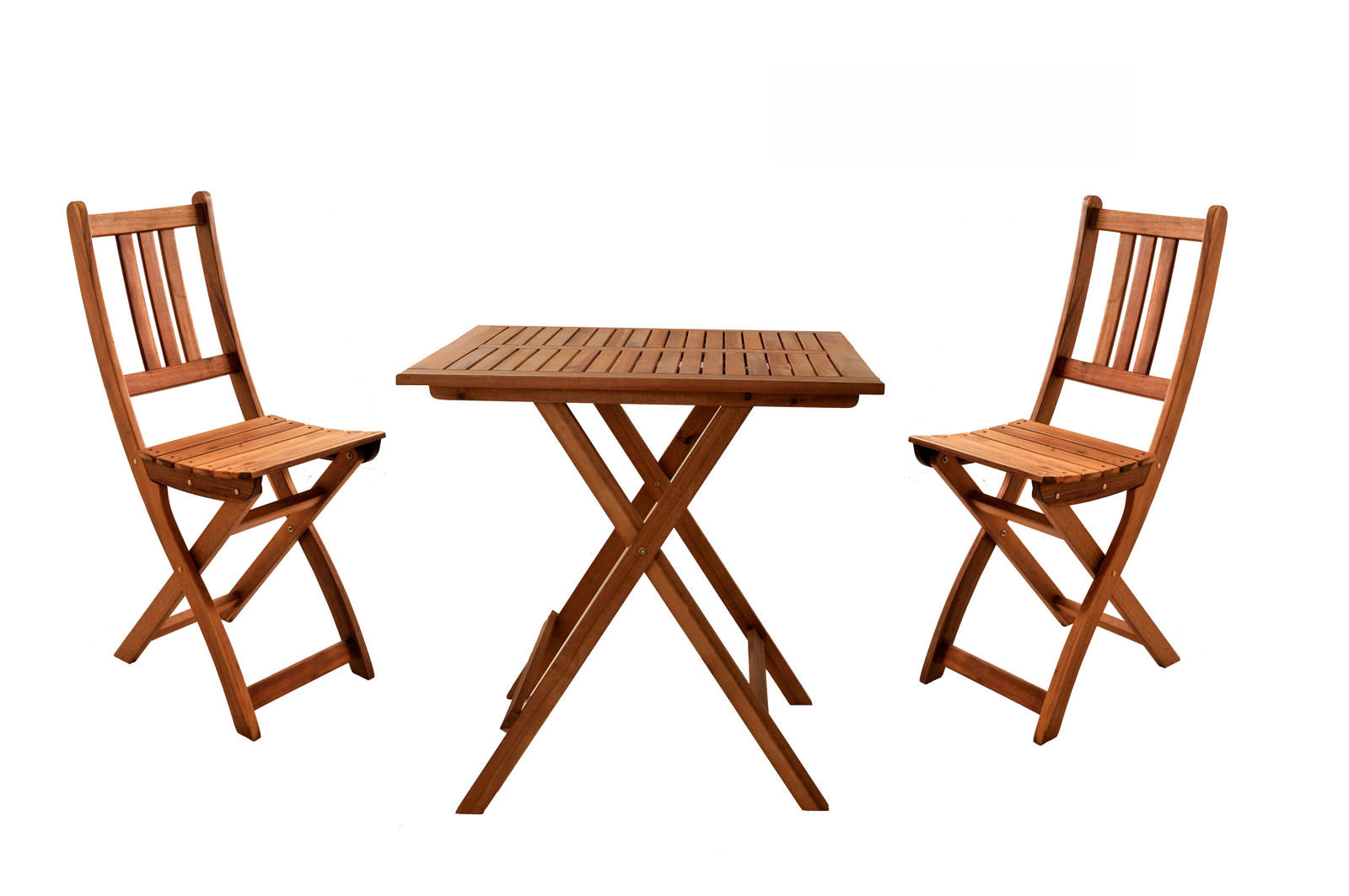 GARTENMÖBELSET 3TLG. BLOOM - Beige, Holz - SAM