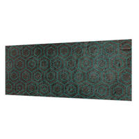FOTOTAPETE 250x104 cm - Geometrisches Muster - Braun, Textil (250/104cm) - Wallfluent
