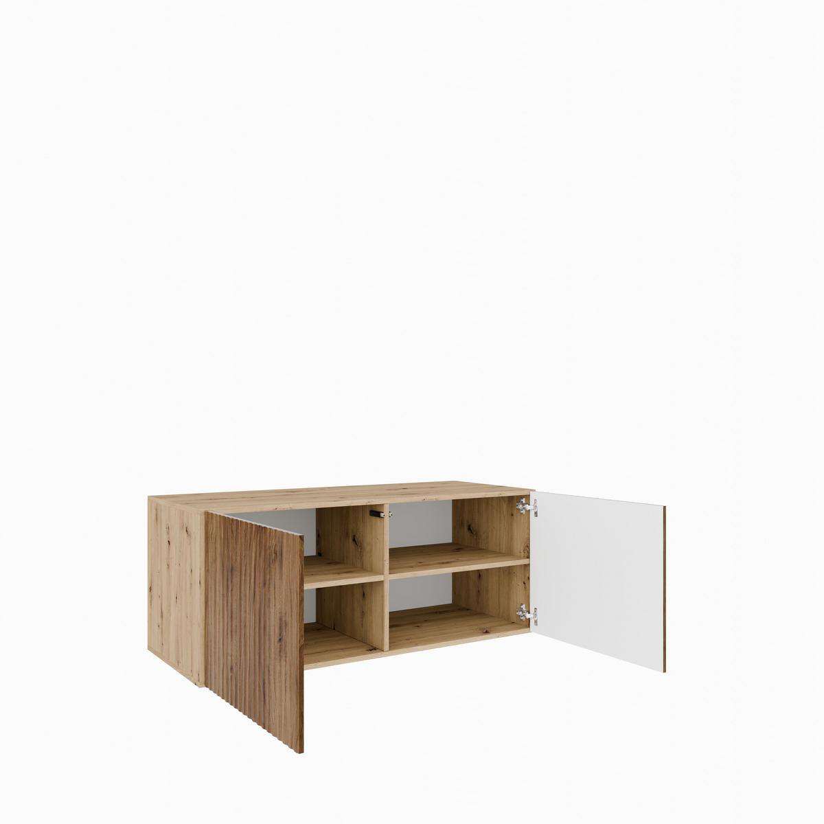 TV-SCHRANK Noe 100 cm, zweitürig, artisan, catania - Eiche Artisan/Braun, Kunststoff (100/40/41cm) - Margaret Hadas24