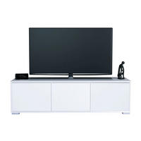 TV-BOARD Elena, Lowboard mit Push-to-Open, Made in Germany, Moderner Fernsehschrank, Weiß matt (152,5 x 43 x 37 cm) - Weiß, Holzwerkstoff (152.5/43/37cm) - InnoFurn