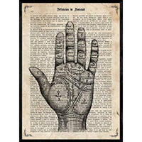 POSTER Handlesen A4 Rahmenlos - Klar, Papier (29.7/5/21cm) - Nacnic