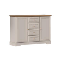 SIDEBOARD Dulci Kašmír a dřevo - béžová, kompozitní dřevo (124.7/91.5/46.2cm) - Petits-meubles