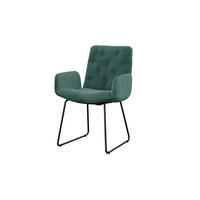 STUHL NEW CHARME Smaragdgrün Cord - Smaragdgrün, Textil (59/87/66cm) - KAWOLA