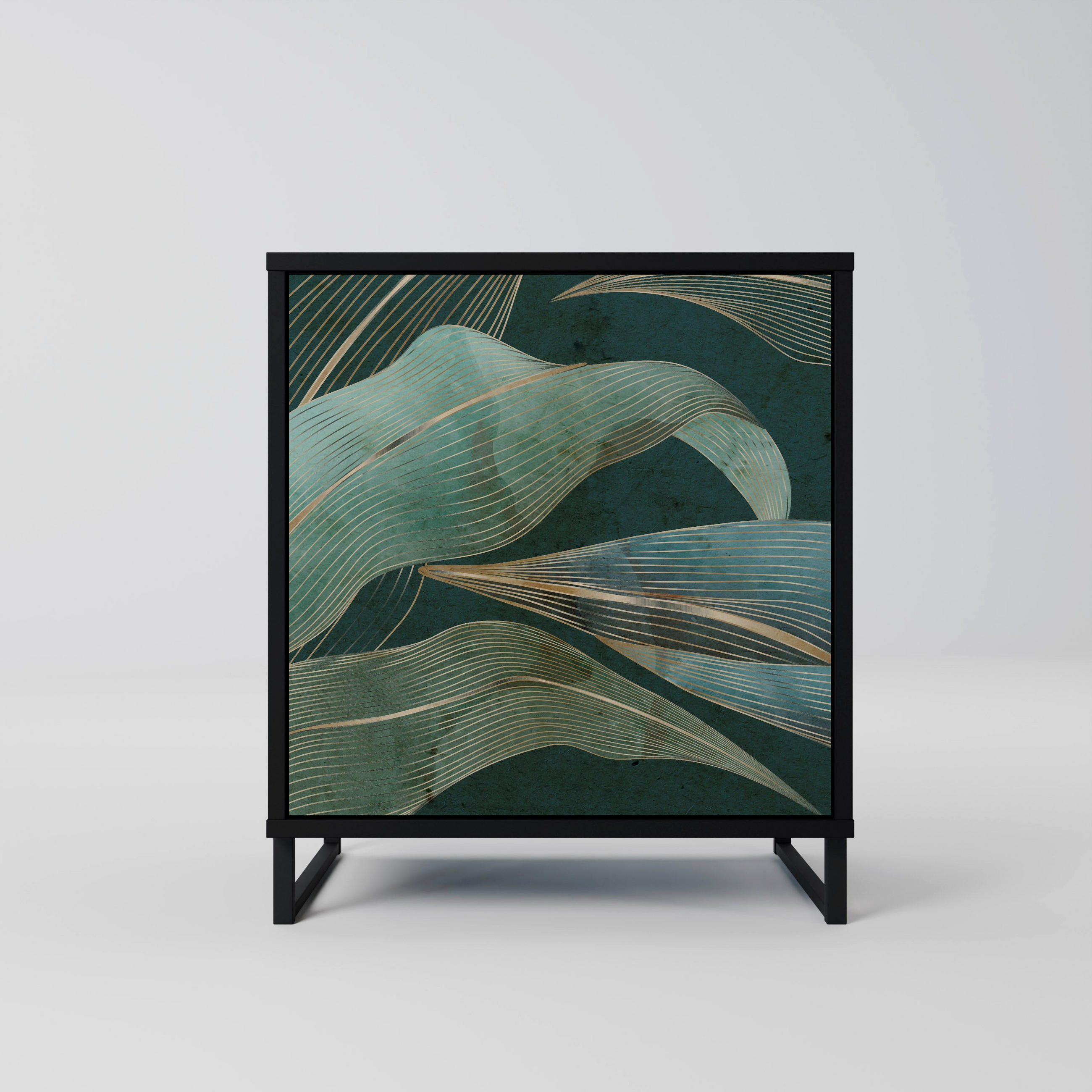SpaceRebels Sideboard Schwarz 57.5x67.5x42 cm