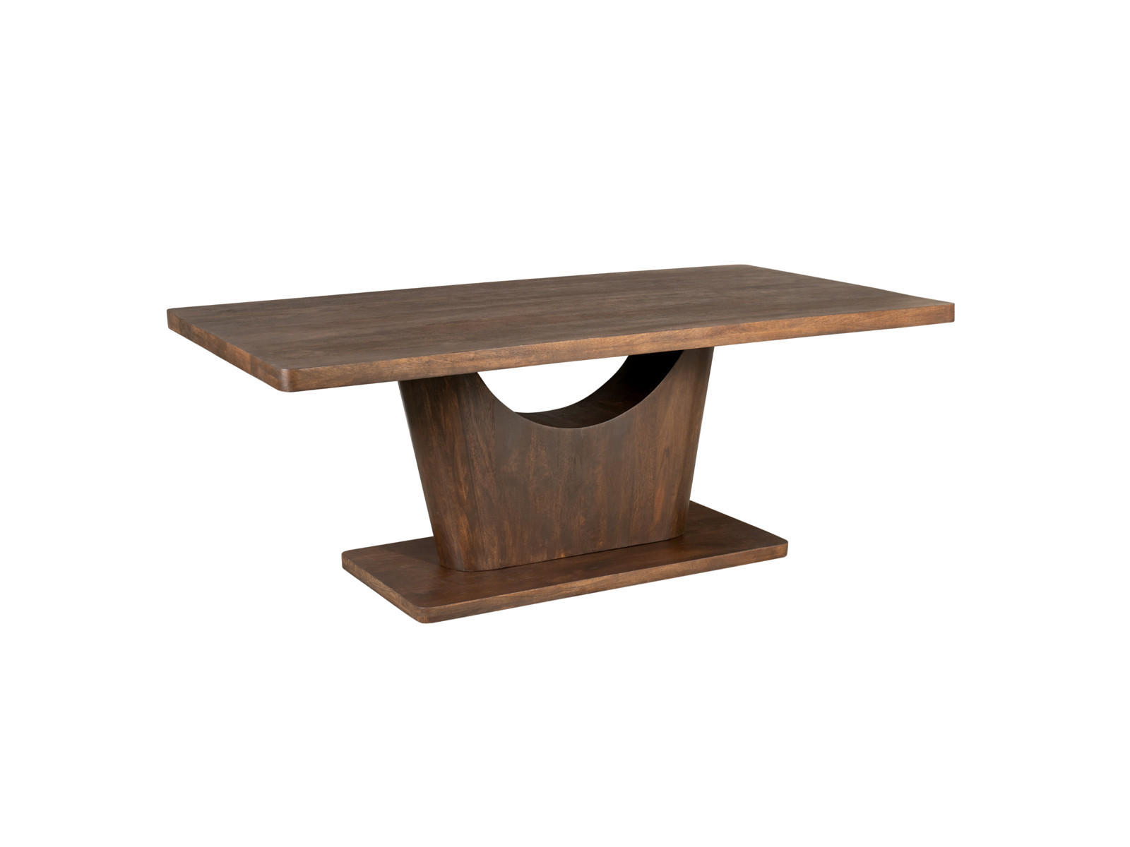 ESSTISCH Vocoza Mangoholz 210 cm X 110 cm Braun - Braun, Holz (110/200/76cm) - Villa Möbel