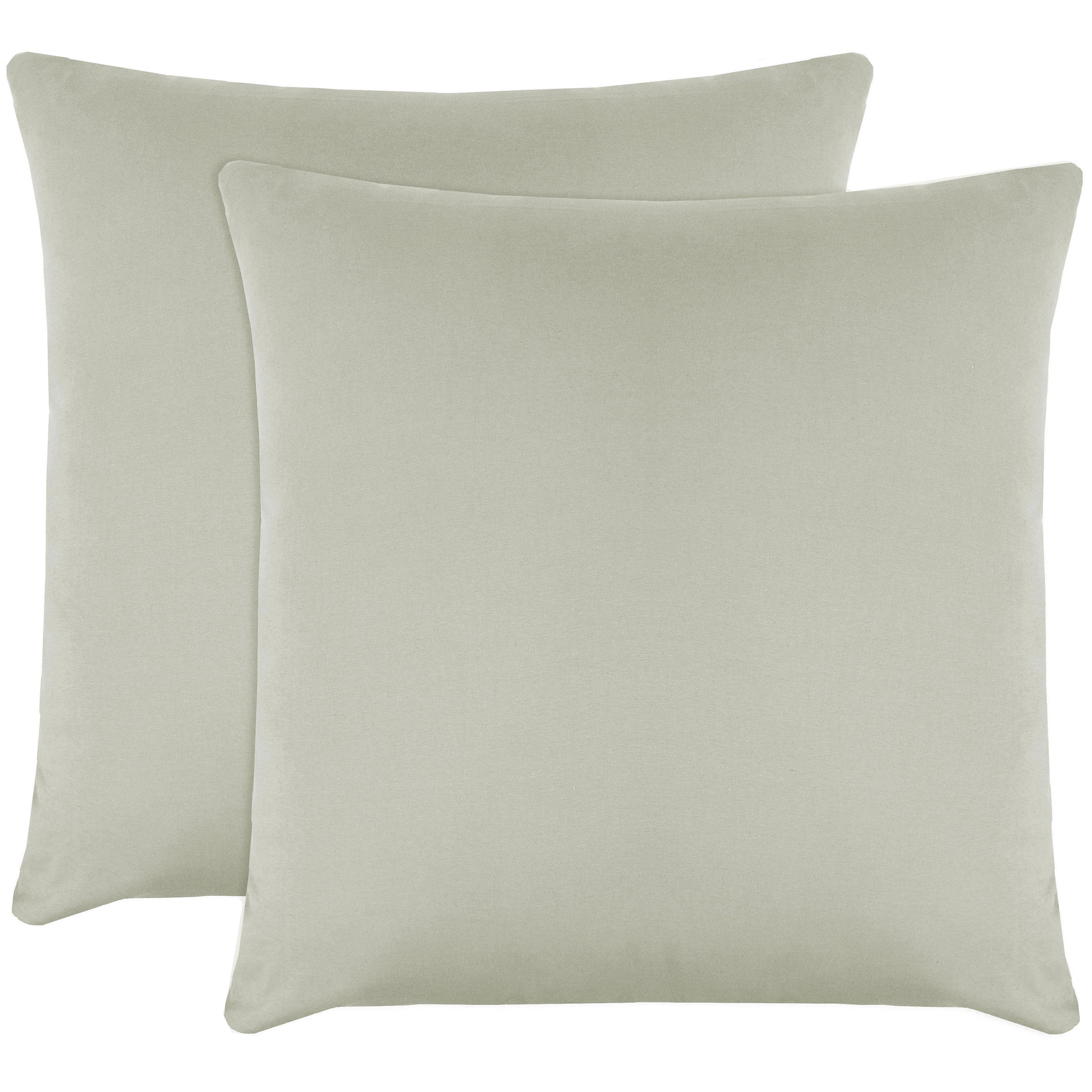 KISSENBEZUG, 2er-Set, 80x80 cm, 100% Baumwolle, Grau - Hellgrau, Textil (80/80cm) - Zollner