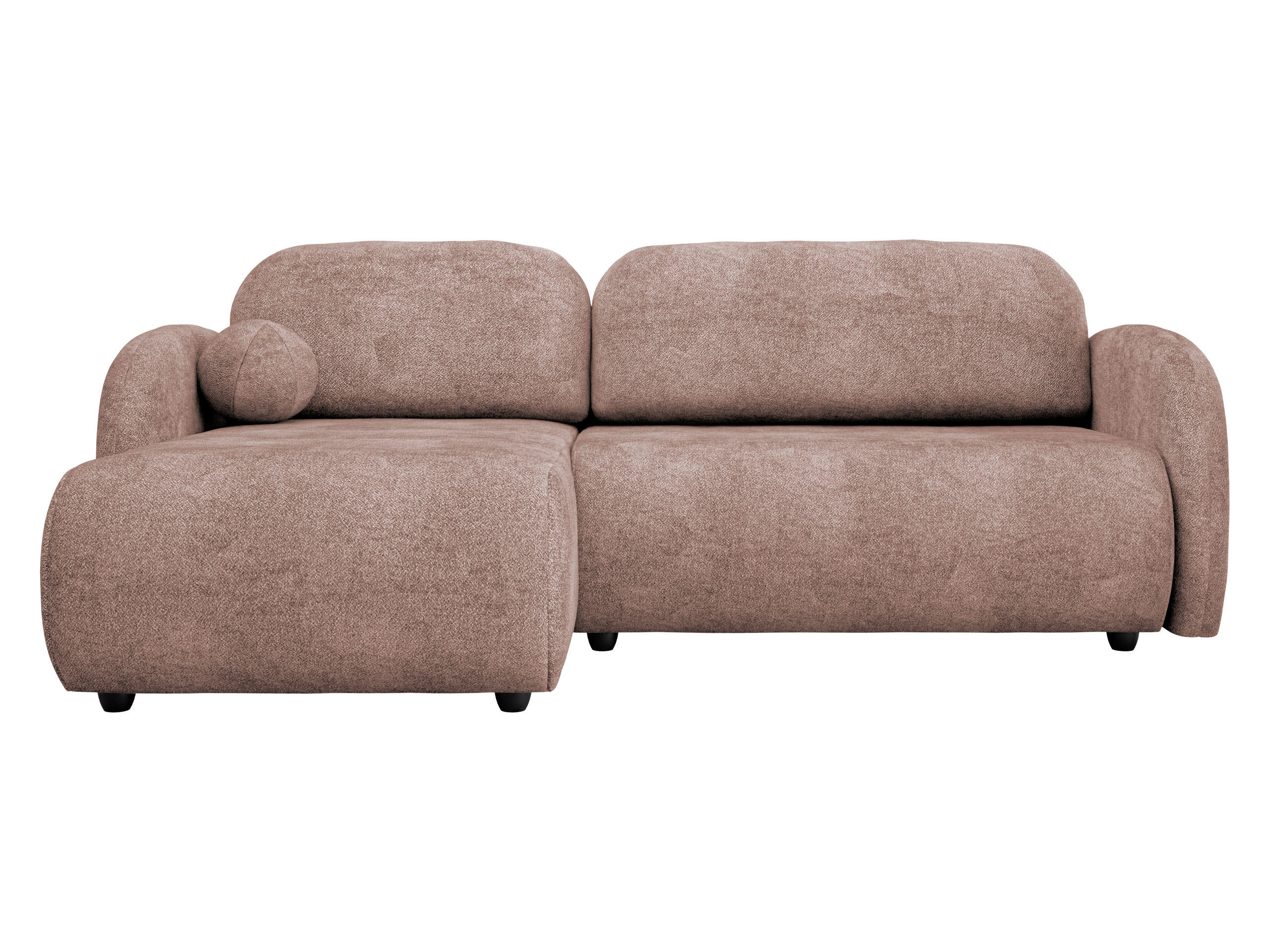 ECKSOFA Dream L - Gelb/Schwarz, Holz/Kunststoff (233/160cm) - MIRJAN24