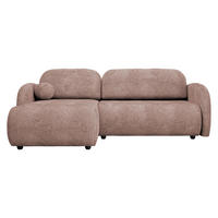 ECKSOFA Dream L - Gelb/Schwarz, Holz/Kunststoff (233/160cm) - MIRJAN24