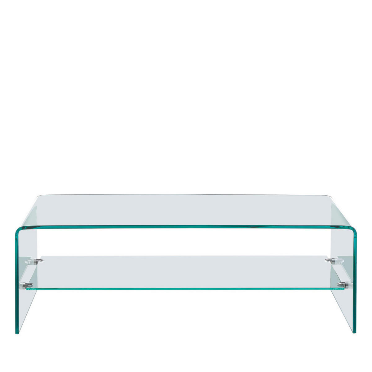 COUCHTISCH - Glas - Transparent - Transparent, Glas (110/55/35cm) - Drawer