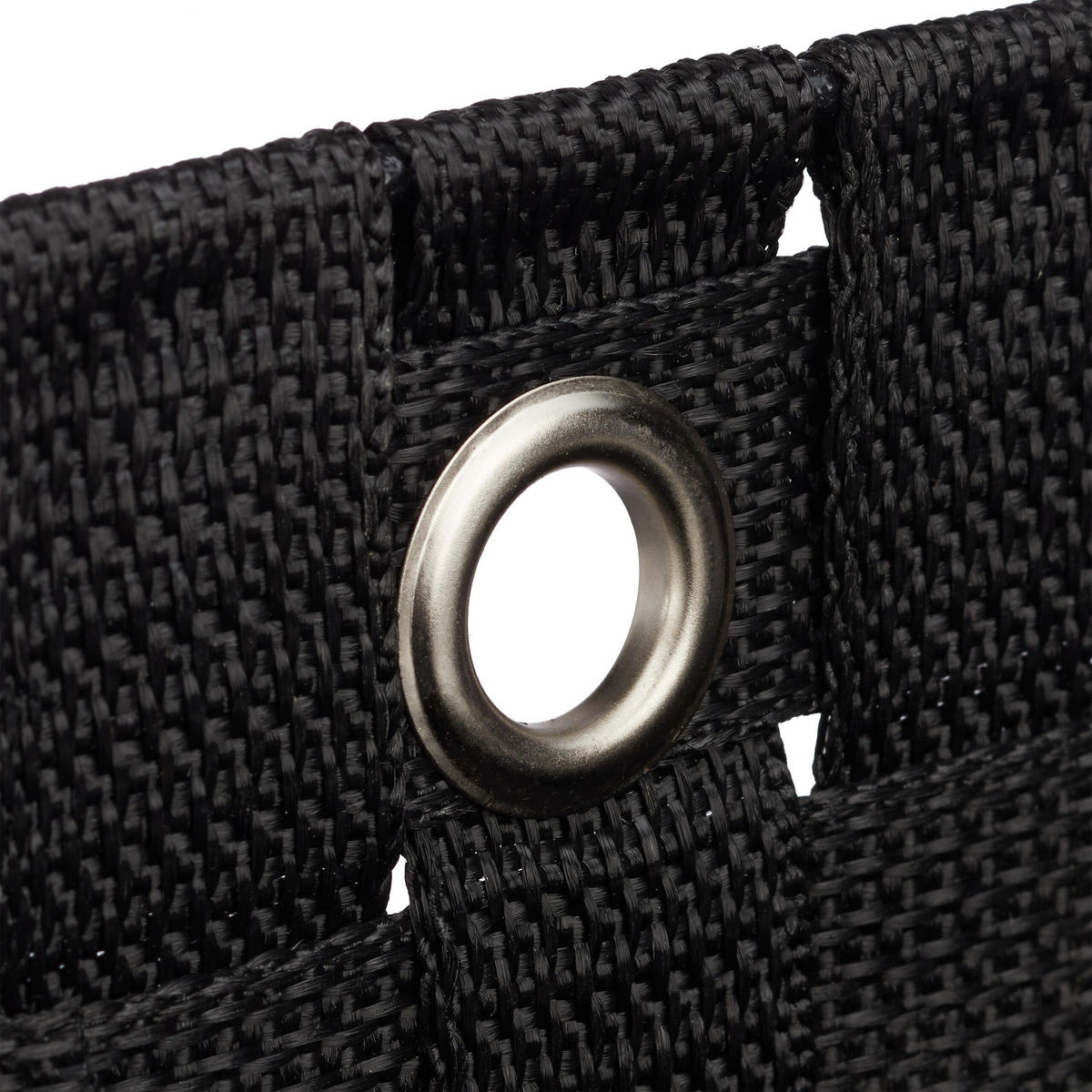 2XAUFBEWAHRUNGSKORB - Schwarz, Kunststoff/Metall (16.5/25/20cm) - Relaxdays