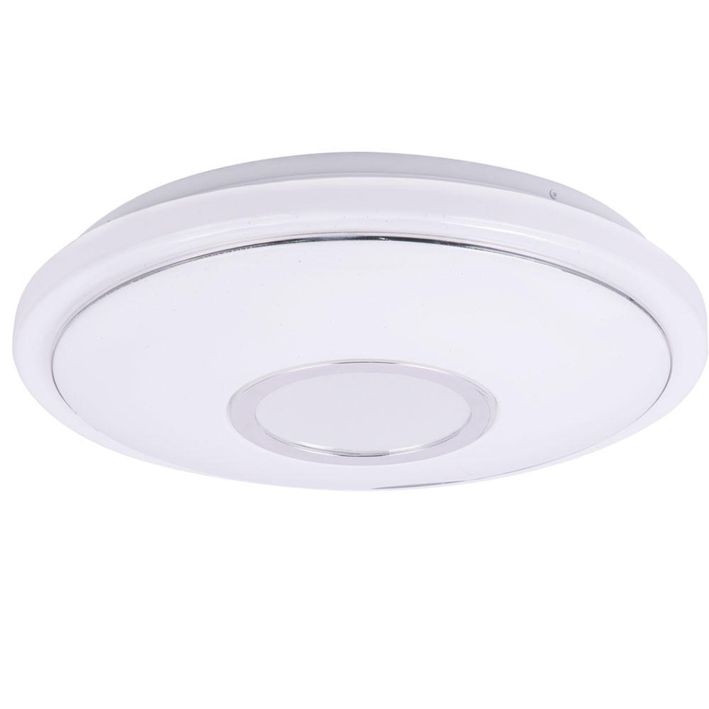 LED DECKENLEUCHTE CONNOR Acryl Weiß - Weiß, Metall (40/40/8cm) - Globo Lighting