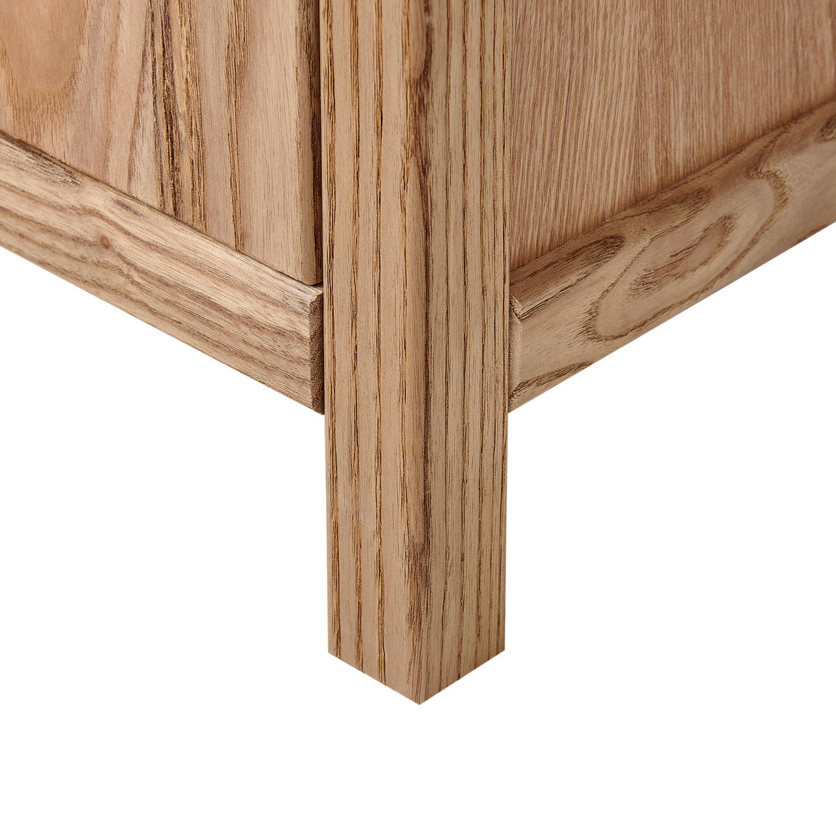 TV OMARICA svetel les Salton - svetlo rjava, leseni material (130/50/32cm) - Beliani
