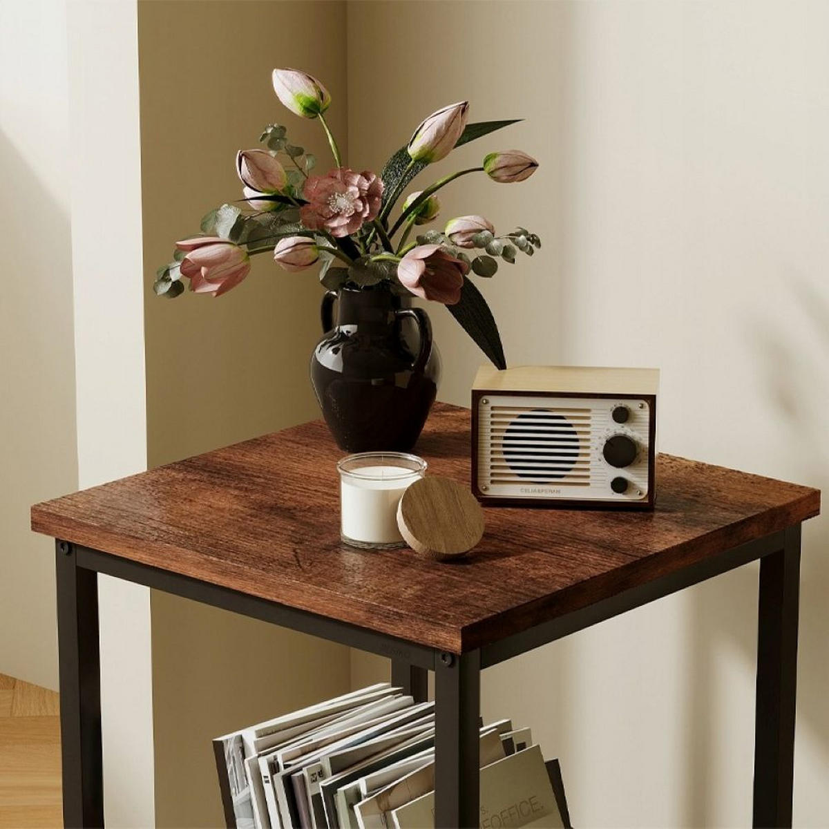 COUCHTISCH, braun 45/55/45 cm - Braun, Holzwerkstoff (50/61/7cm)