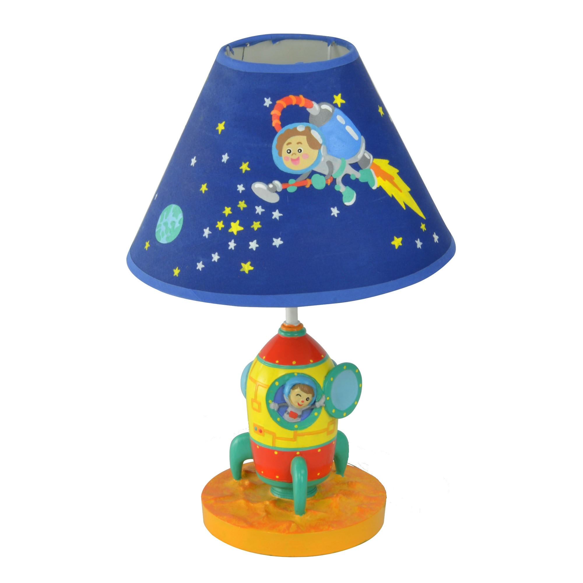 KINDERTISCHLEUCHTE LED, Blau, 37cm - Multicolor, Holz (25.4/25.4/36.8cm) - Teamson Kids