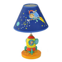 KINDERTISCHLEUCHTE LED, Blau, 37cm - Multicolor, Holz (25.4/25.4/36.8cm) - Teamson Kids