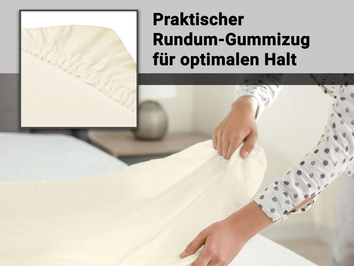 SPANNBETTLAKEN, 100x200 cm, 100% Baumwolle, Gelb - Goldfarben, Textil (100/200cm) - Zollner