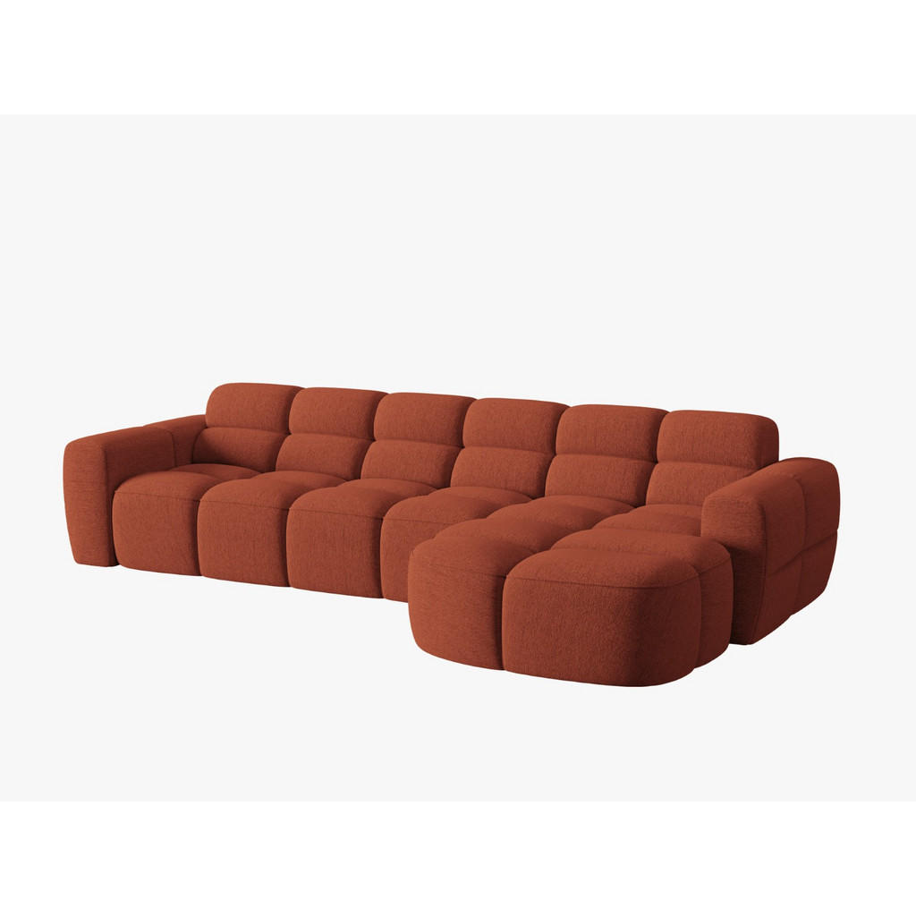 Thumbnail - Micadoni Ecksofa, Koralle, Textil, 4-Sitzer, L-Form, 310x170 cm, Hergestellt in Europa, Oeko-Tex®, Wohnzimmer, Sofas & C...