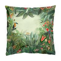 KISSENBEZUG Vintage Bunter Dschungel 40/40 cm - Multicolor, Textil (40/40cm) - Bilderwelten