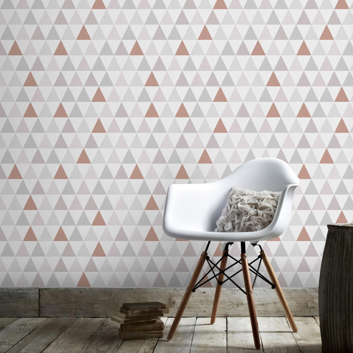 VLIESTAPETE Tarek 1005x52cm - Roségold, Papier/Kunststoff (52/1000cm) - Superfresco Easy