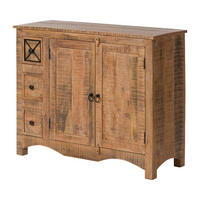 KOMMODE Akazie 110x40x85 natur versiegelt NATURE OF SPIRIT #217 - Naturfarben, Holz (110/85/40cm) - Massivmoebel24