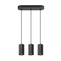 PENDELLEUCHTE ASTO TUBE Schwarz - Schwarz, Metall (3.5/3.5/26.2cm) - SLV