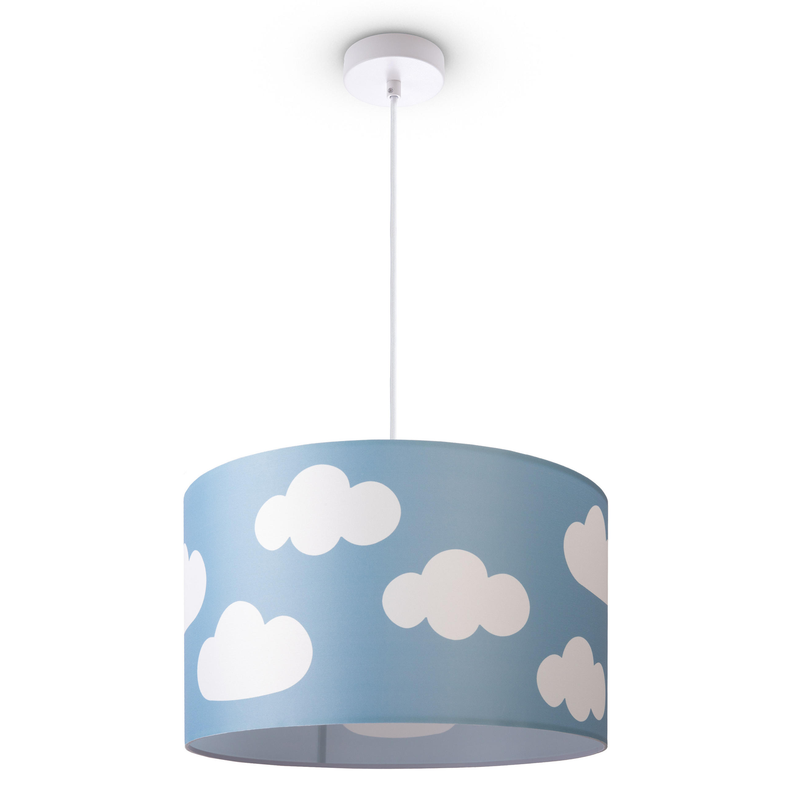 PENDELLEUCHTE Hugo Pd1 Cos 342 - Hellblau, Metall (45.5/45.5/27cm) - Paco Home