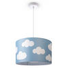 PENDELLEUCHTE Hugo Pd1 Cos 342 - Hellblau, Metall (45.5/45.5/27cm) - Paco Home