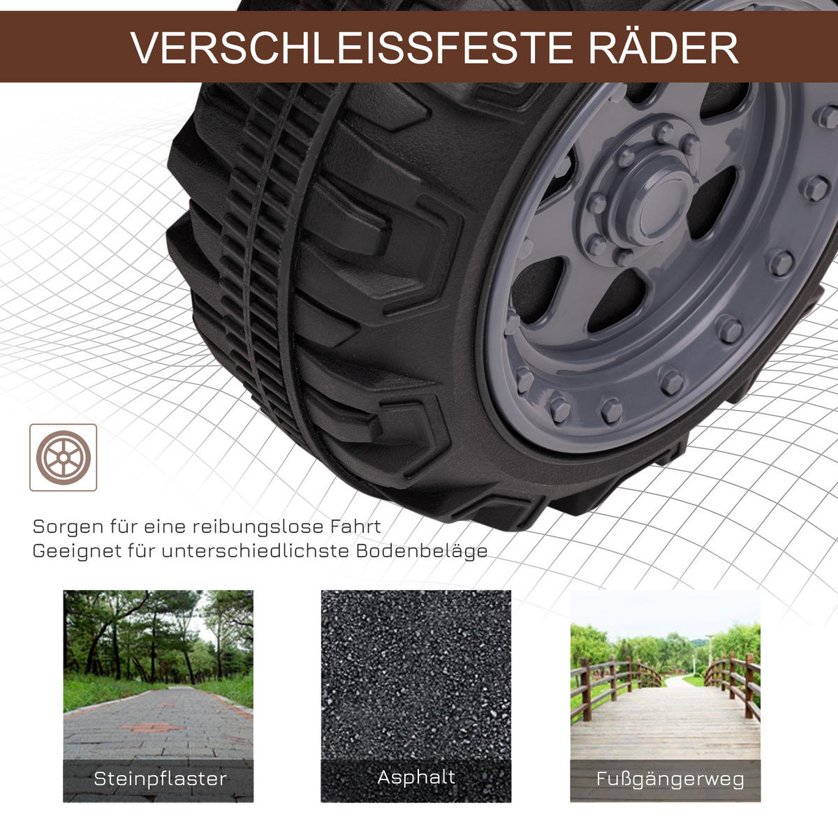 MINI ELEKTRO-QUAD KINDER, Schwarz/Grün/Rosa/Rot, Metall+ PP-Kunststoff - Schwarz, Metall (70/42/45cm) - HOMCOM