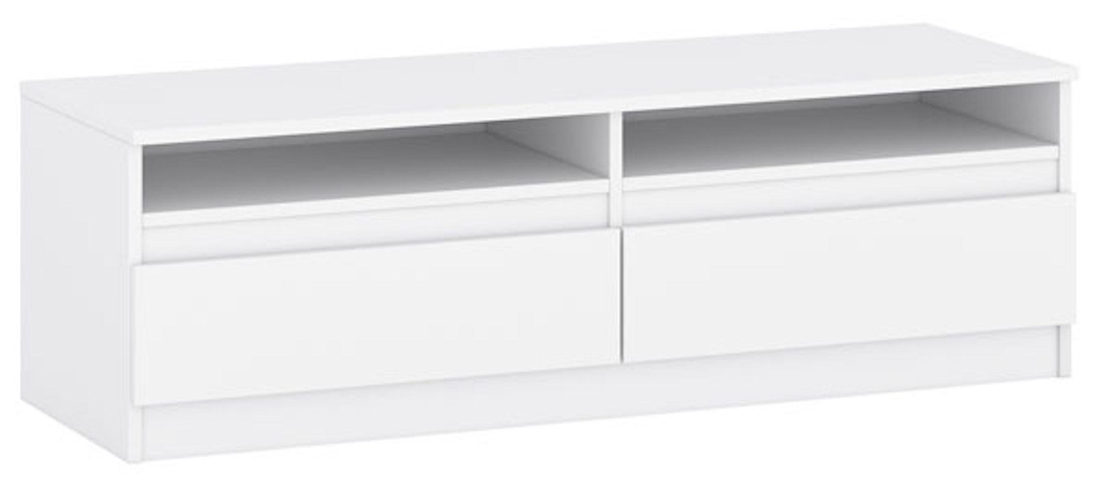 LOWBOARD Lala 120 weiß 120 / 40 / 38cm - Weiß, Holz/Holzwerkstoff (120/38/40cm) - Feldmann-Wohnen