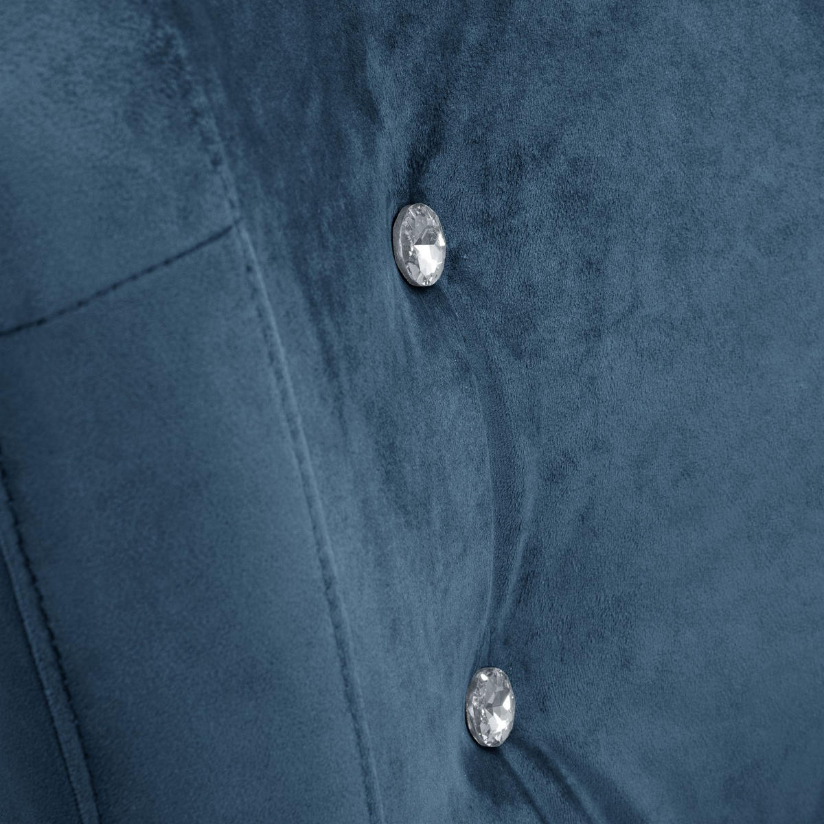 COCKTAILSESSEL Kayleigh Samtvelours dunkelblau - Dunkelblau, Kunststoff (68/80/69cm) - 58aufmkessel