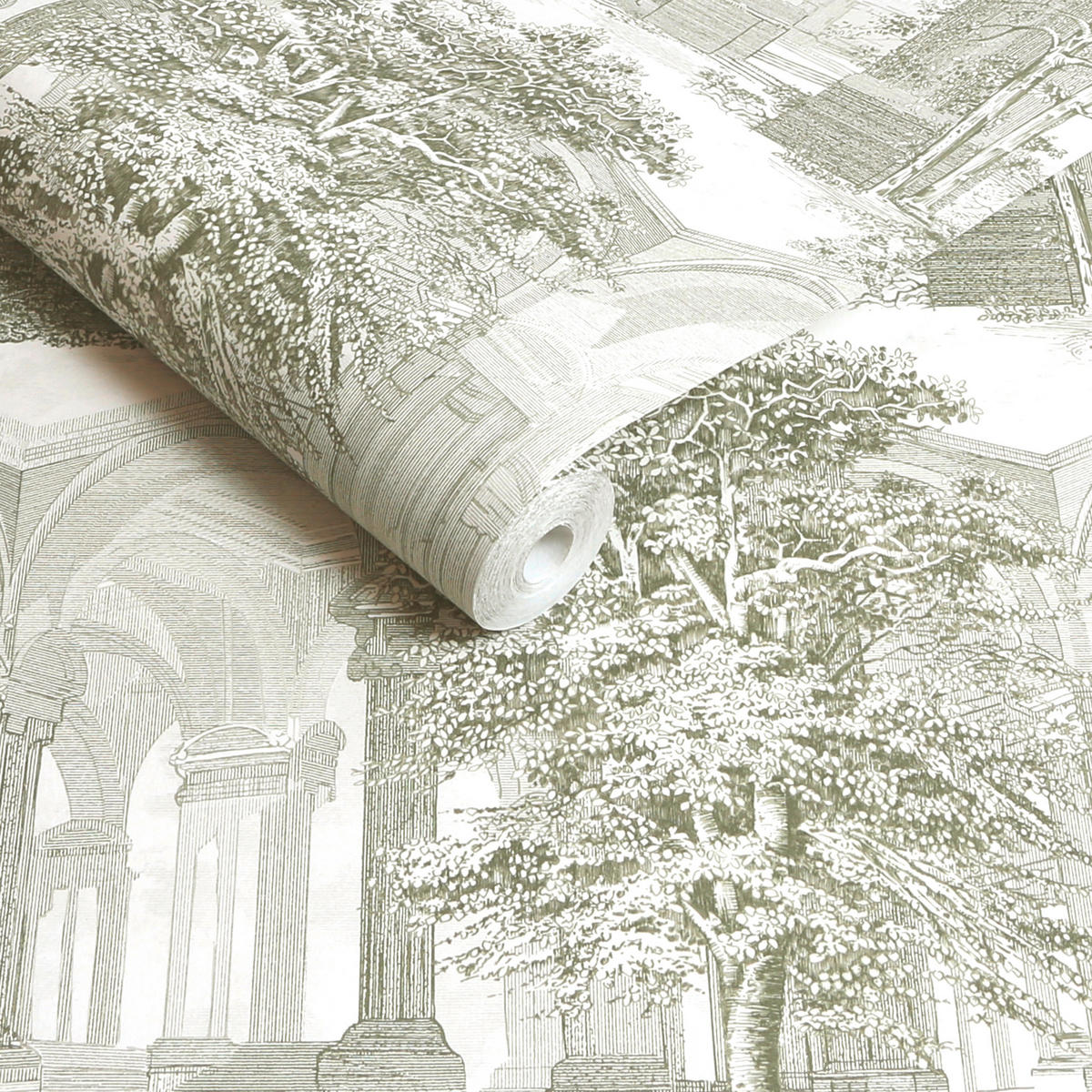 VLIESTAPETE Rivington Folly 1000x52 - Beige, Papier/Kunststoff (52/1cm) - Graham & Brown