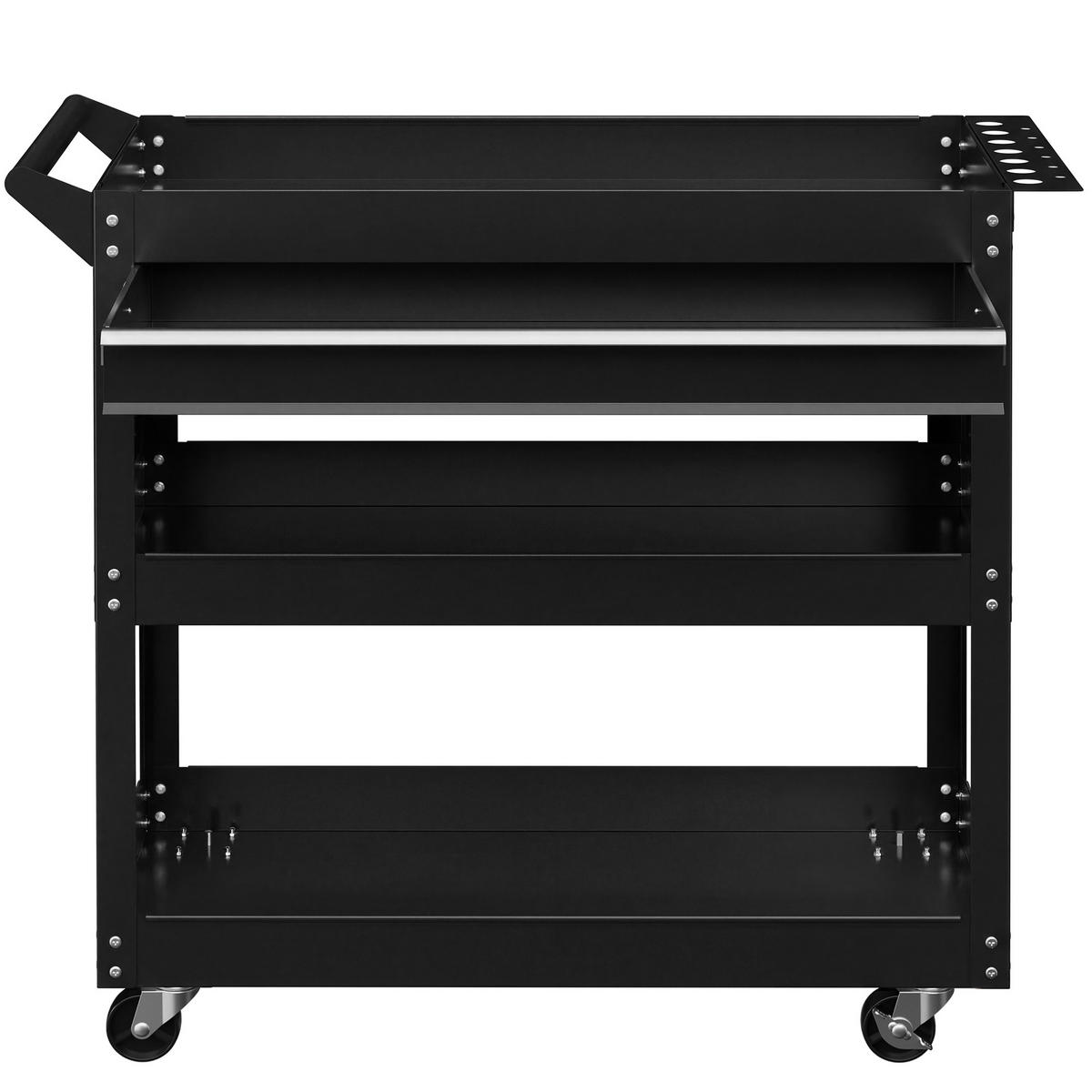 WERKSTATTWAGEN DE-18507 Schwarz - Schwarz, Metall (35/76/82cm) - ComfortXL